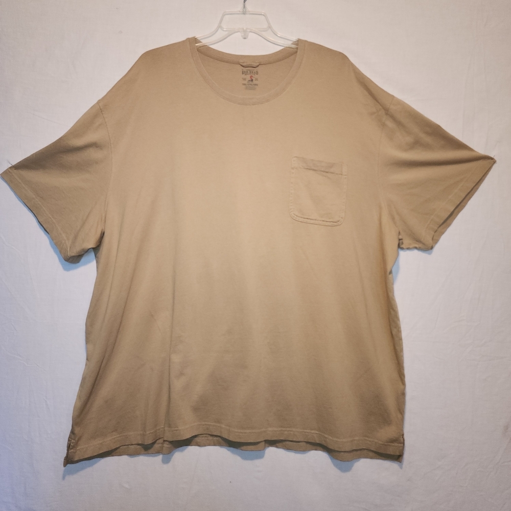 RedHead Men's Short Sleeve Beige Tee